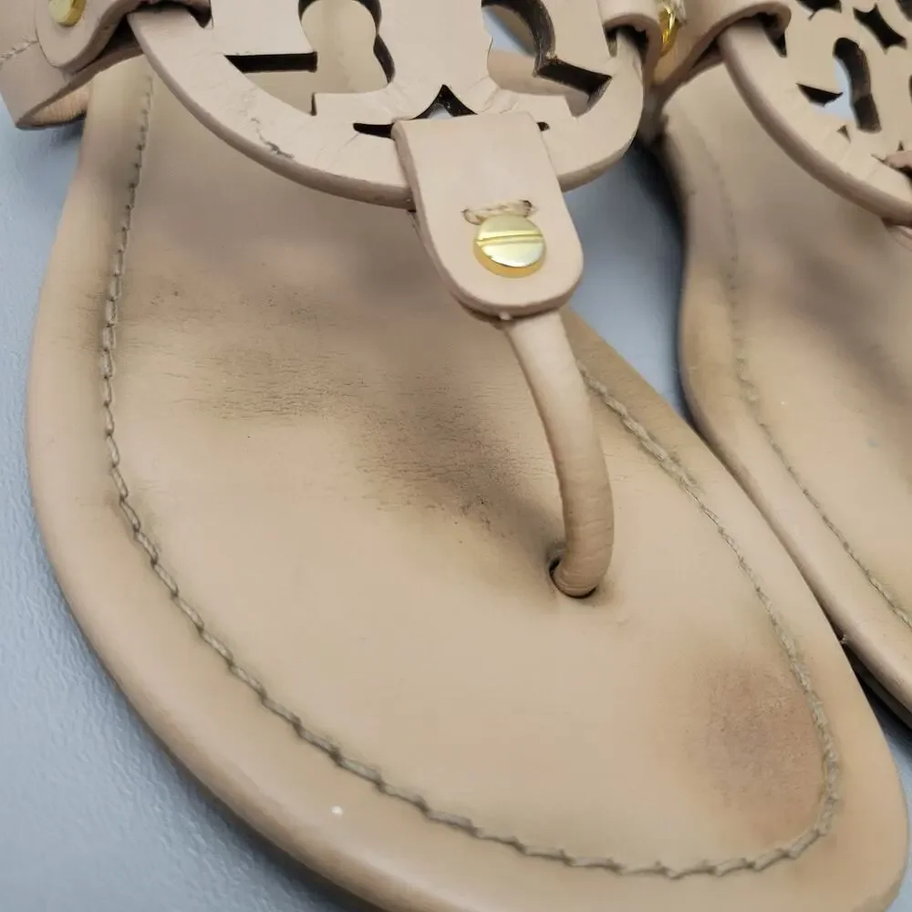 TORY BURCH Miller Light Make Up Patent Leather Sandals Size 9